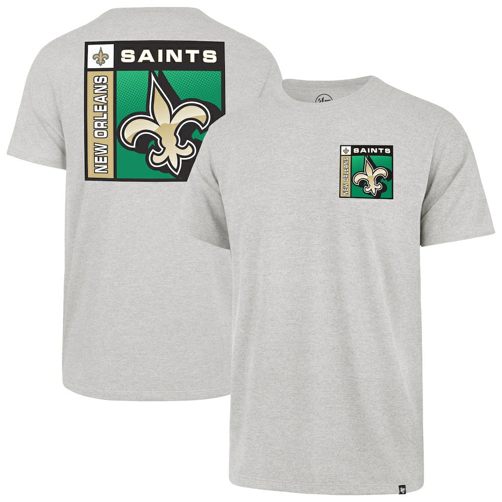 New Orleans Saints '47 Chrome Plate Franklin T-Shirt Gray | 47 brand