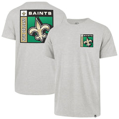 New Orleans Saints '47 Chrome Plate Franklin T-Shirt Gray | 47 brand
