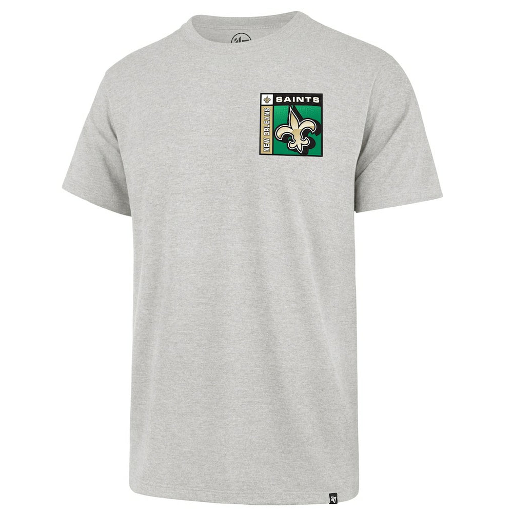 New Orleans Saints '47 Chrome Plate Franklin T-Shirt Gray | 47 brand