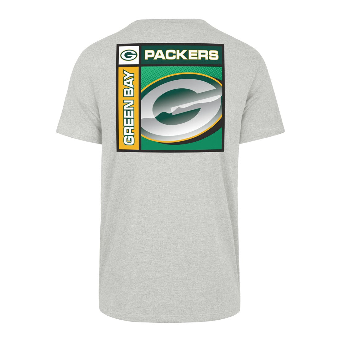 Green Bay Packers '47 Chrome Plate Franklin T-Shirt Gray | 47 brand
