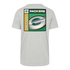 Green Bay Packers '47 Chrome Plate Franklin T-Shirt Gray | 47 brand