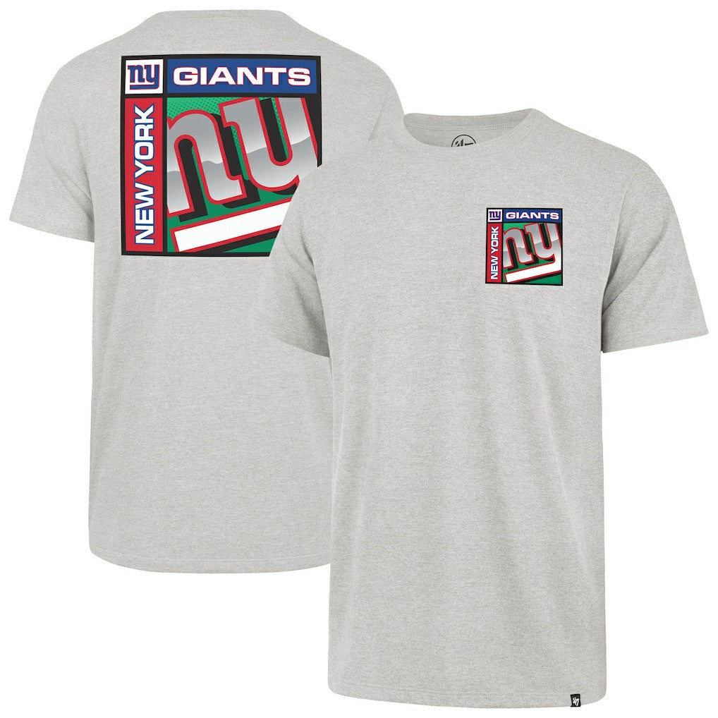 New York Giants '47 Chrome Plate Franklin T-Shirt Gray | 47 brand
