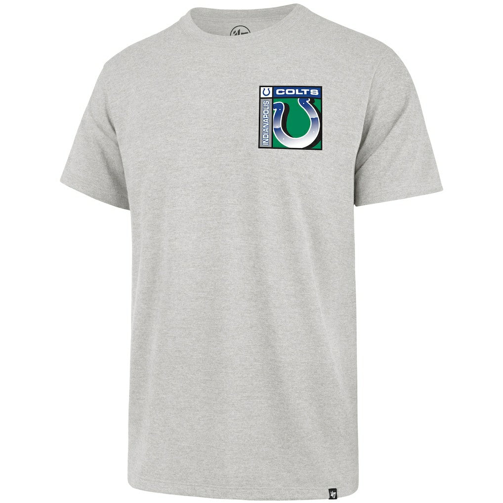 Indianapolis Colts '47 Chrome Plate Franklin T-Shirt Gray | 47 brand