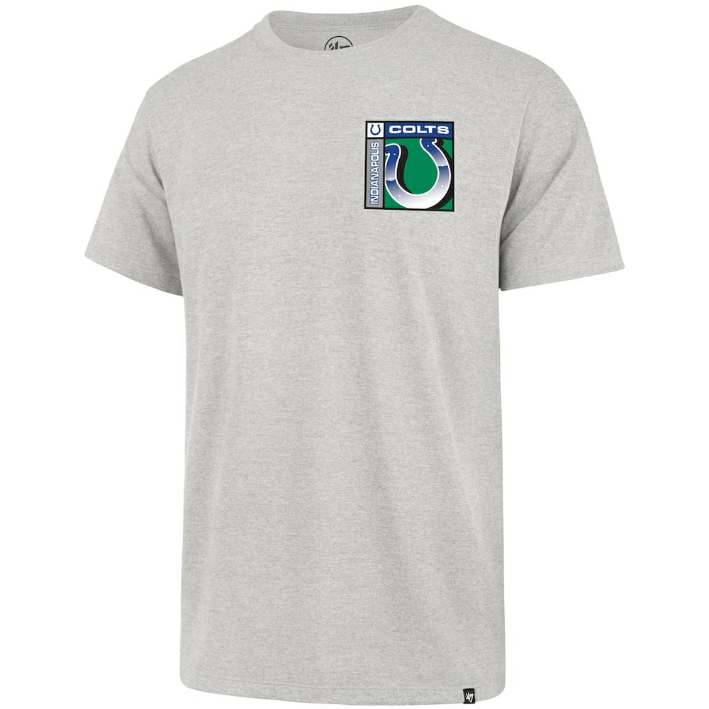 Indianapolis Colts '47 Chrome Plate Franklin T-Shirt Gray | 47 brand