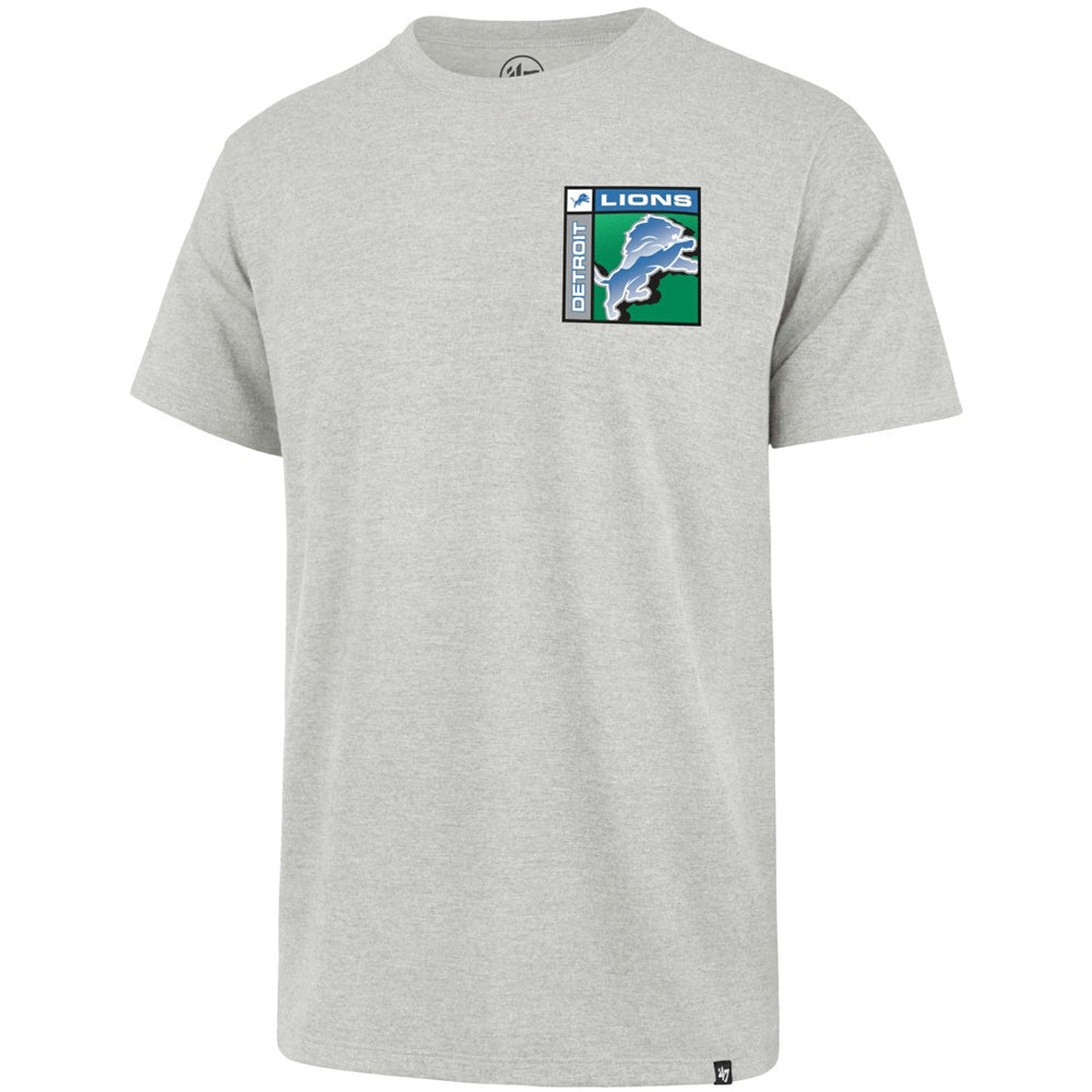 Detroit Lions '47 Chrome Plate Franklin T-Shirt Gray | 47 brand