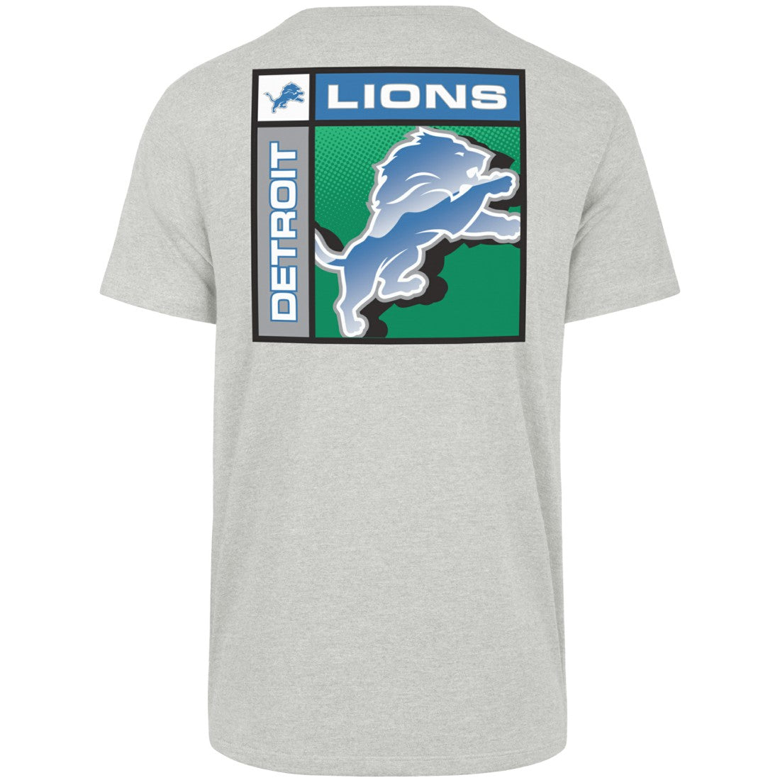 Detroit Lions '47 Chrome Plate Franklin T-Shirt Gray | 47 brand