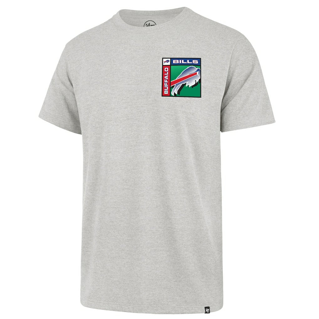 Buffalo Bills '47 Chrome Plate Franklin T-Shirt Gray | 47 brand