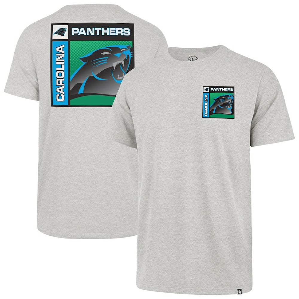 Carolina Panthers '47 Chrome Plate Franklin T-Shirt Gray | 47 brand