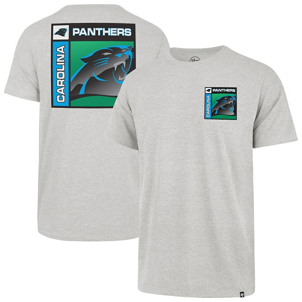 Carolina Panthers '47 Chrome Plate Franklin T-Shirt Gray | 47 brand
