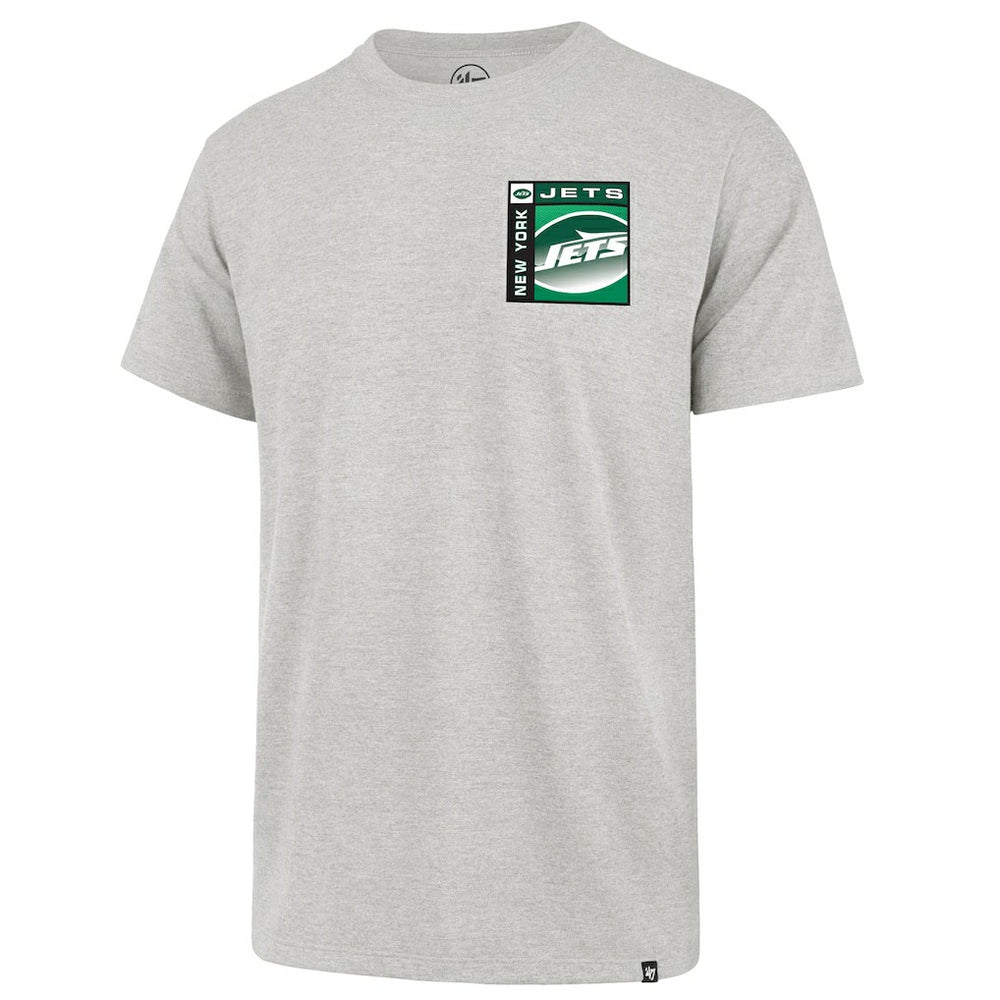 New York Jets '47 Chrome Plate Franklin T-Shirt Gray | 47 brand