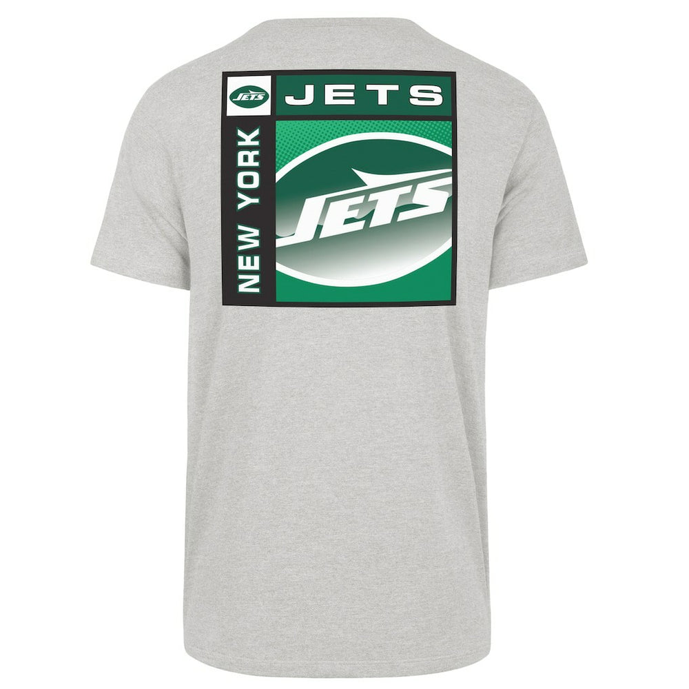 New York Jets '47 Chrome Plate Franklin T-Shirt Gray | 47 brand