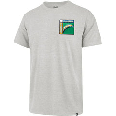 Los Angeles Chargers '47 Chrome Plate Franklin T-Shirt Gray | 47 brand
