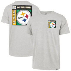 Pittsburgh Steelers '47 Chrome Plate Franklin T-Shirt Gray | 47 brand