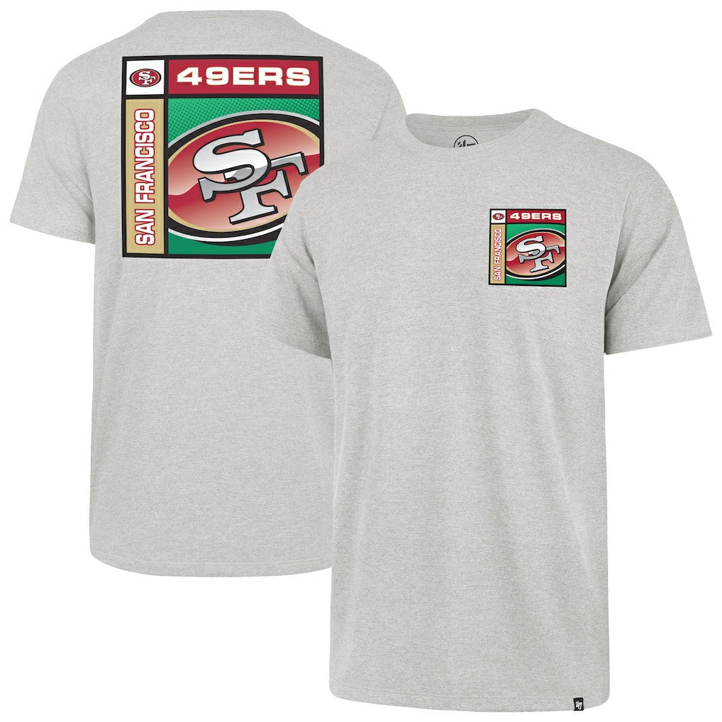 San Francisco 49ers '47 Chrome Plate Franklin T-Shirt Gray | 47 brand