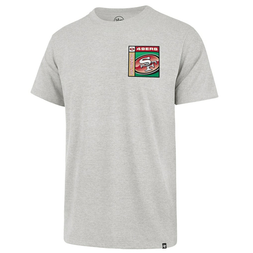 San Francisco 49ers '47 Chrome Plate Franklin T-Shirt Gray | 47 brand