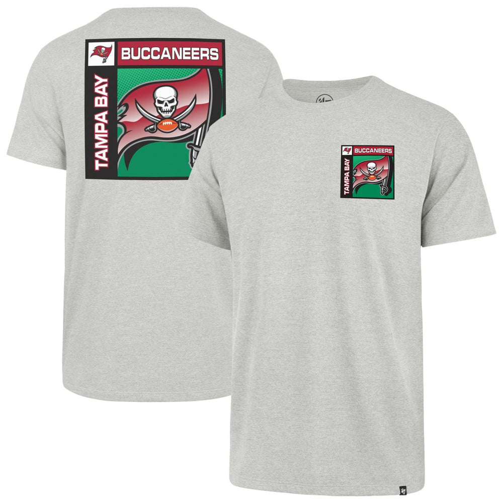 Tampa Bay Buccaneers '47 Chrome Plate Franklin T-Shirt Gray | 47 brand