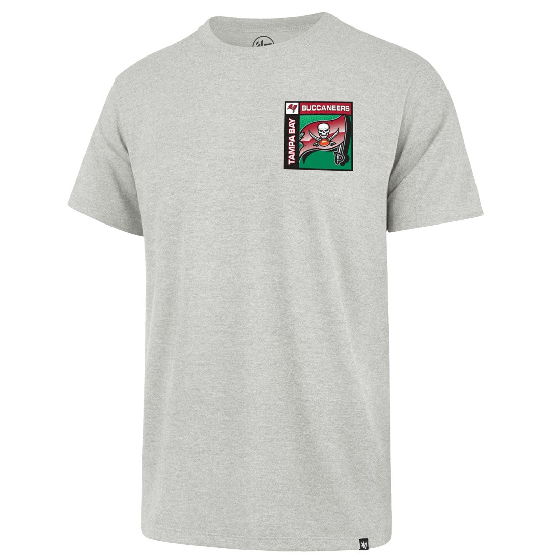 Tampa Bay Buccaneers '47 Chrome Plate Franklin T-Shirt Gray | 47 brand
