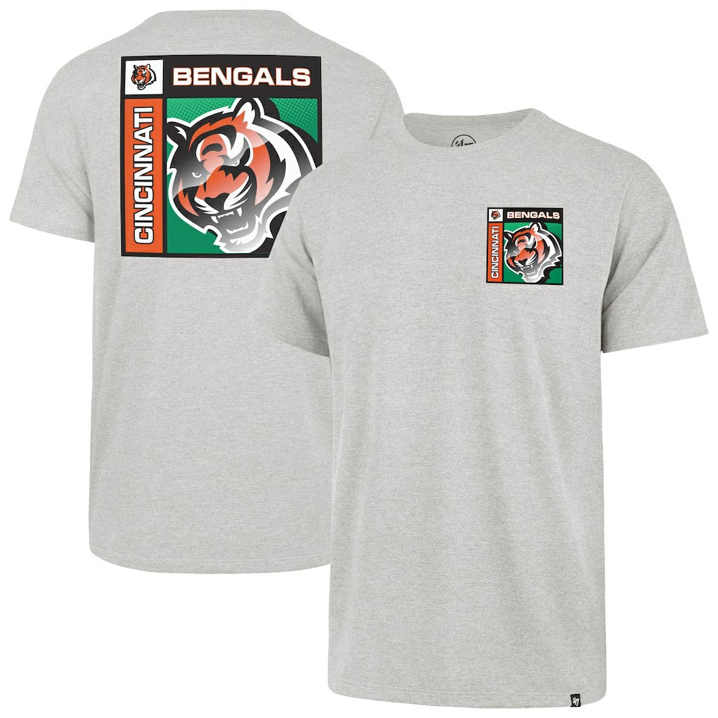 Cincinnati Bengals '47 Chrome Plate Franklin T-Shirt Gray | 47 brand