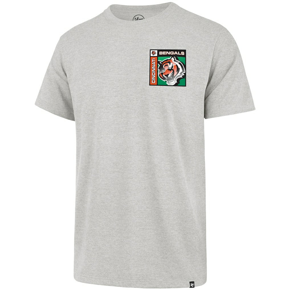 Cincinnati Bengals '47 Chrome Plate Franklin T-Shirt Gray | 47 brand