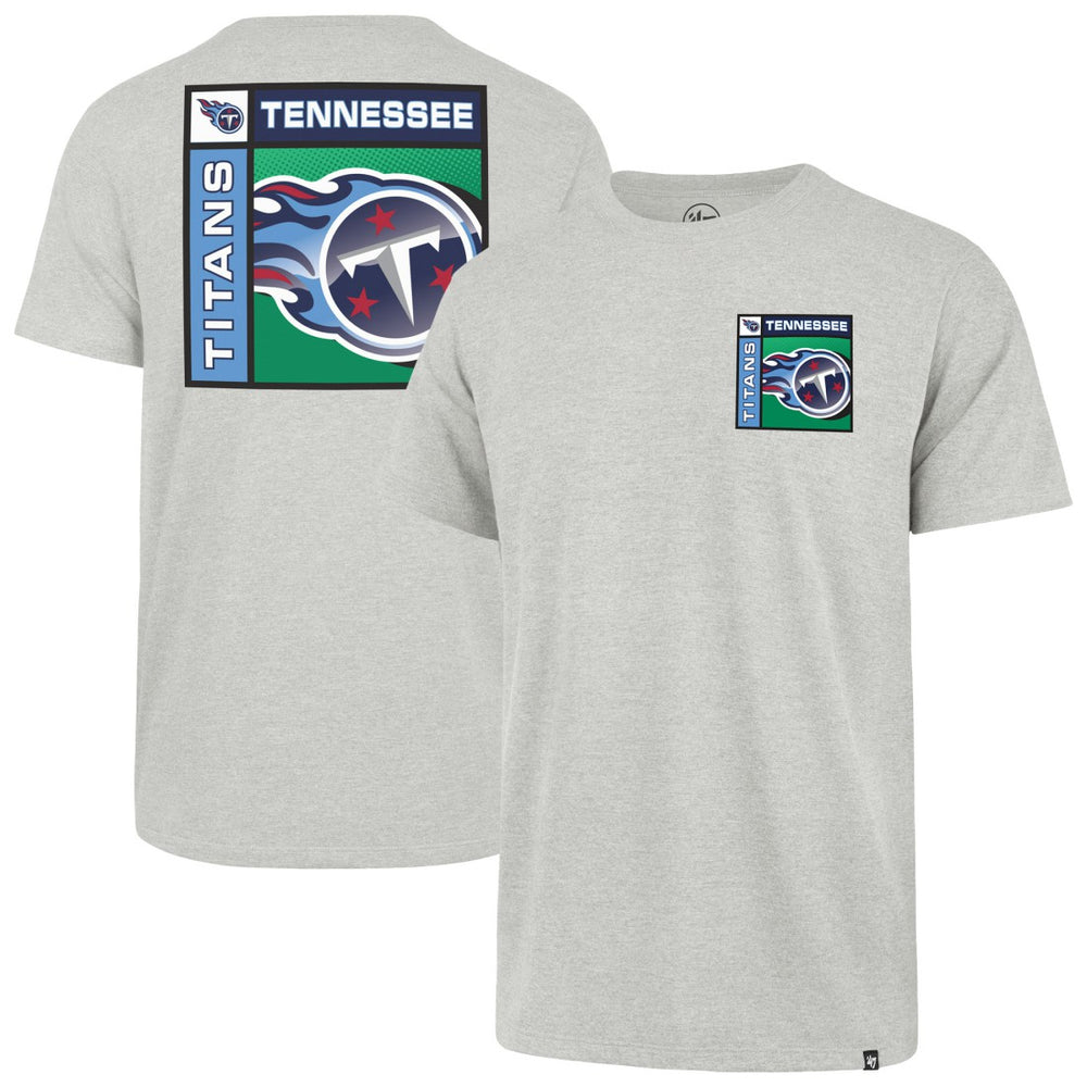 Tennessee Titans '47 Chrome Plate Franklin T-Shirt Gray | 47 brand