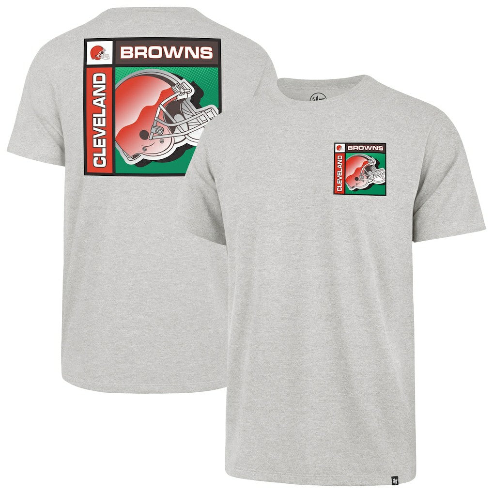 Cleveland Browns '47 Chrome Plate Franklin T-Shirt Gray | 47 brand