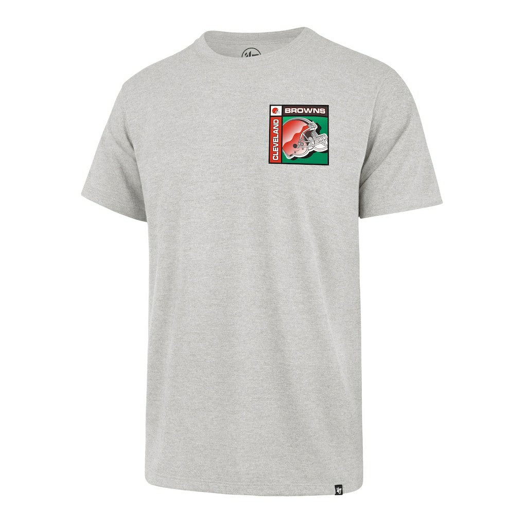 Cleveland Browns '47 Chrome Plate Franklin T-Shirt Gray | 47 brand