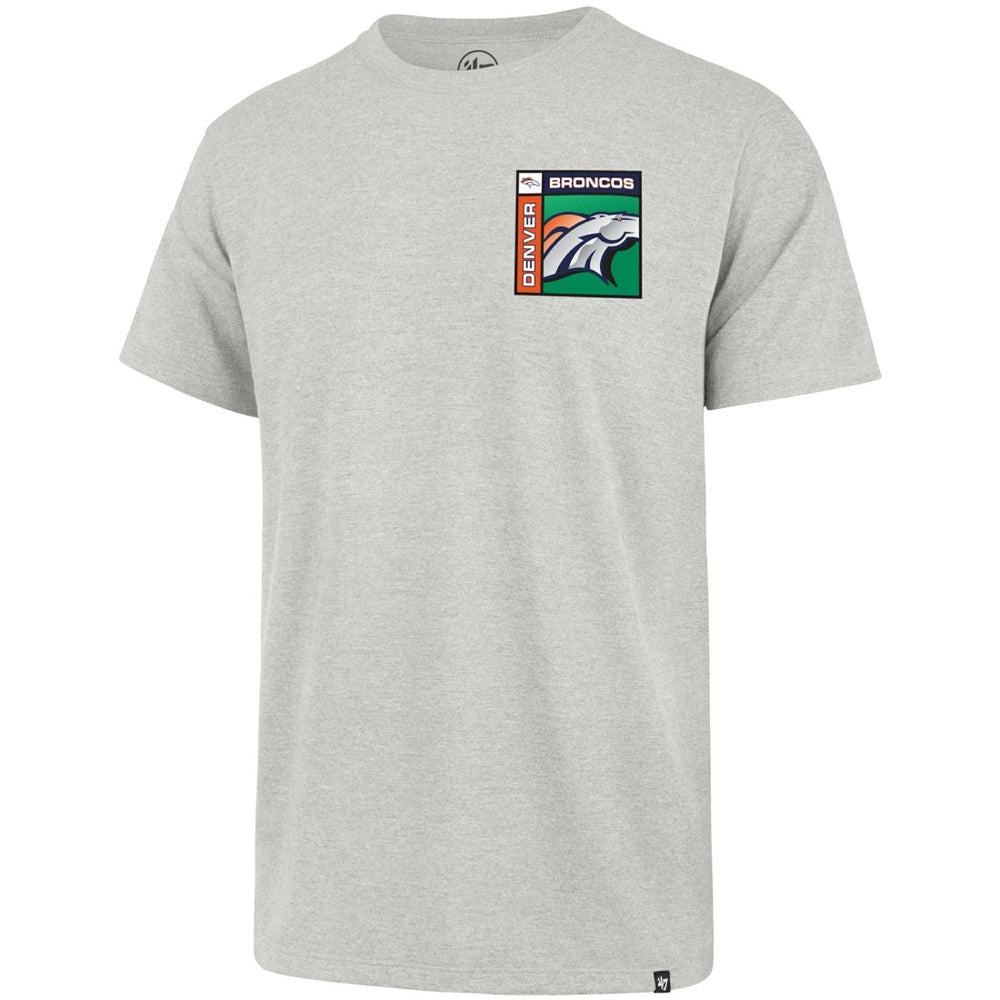 Denver Broncos '47 Chrome Plate Franklin T-Shirt Gray | 47 brand