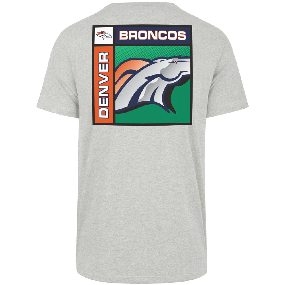 Denver Broncos '47 Chrome Plate Franklin T-Shirt Gray | 47 brand