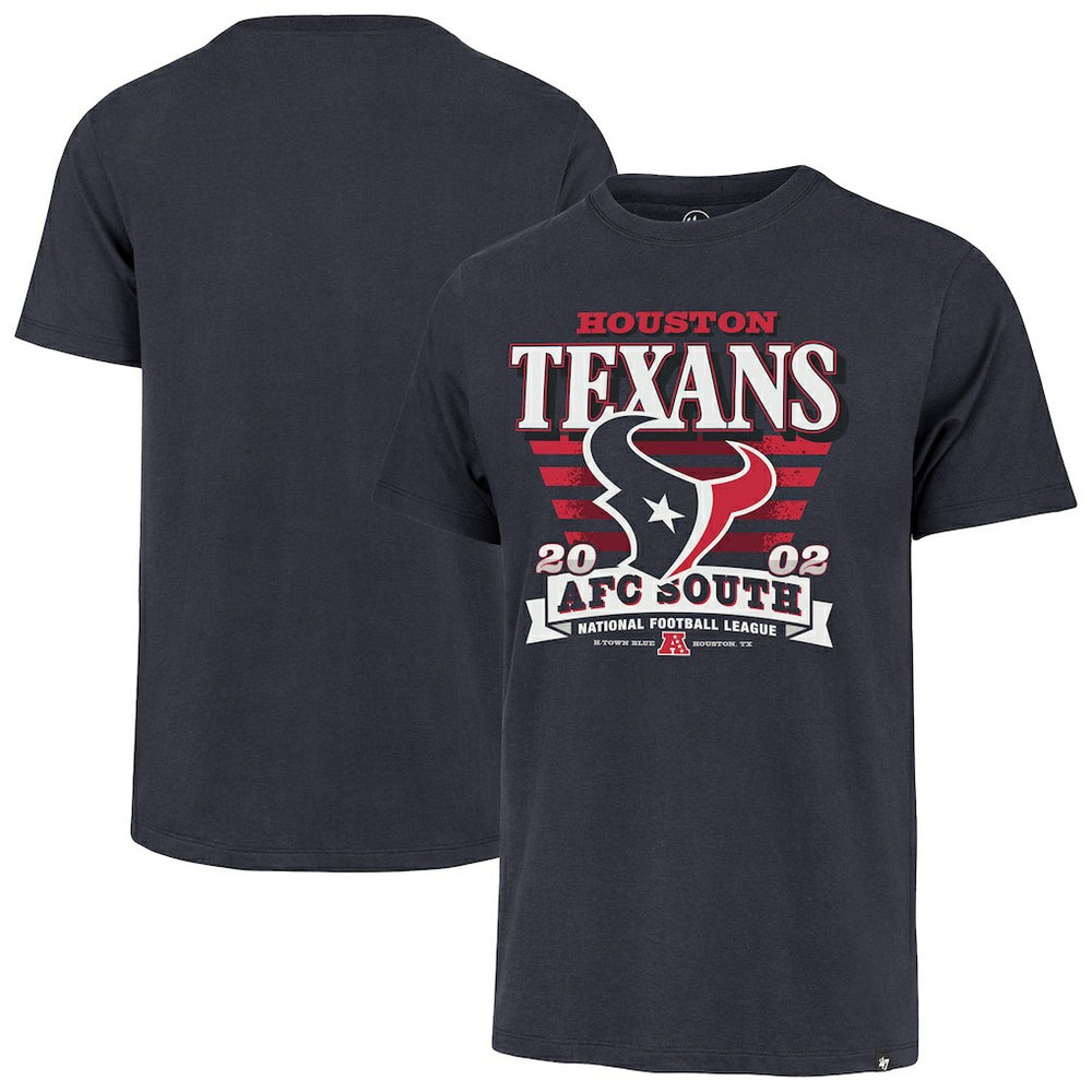 Houston Texans '47 Stripe Splash Franklin T-Shirt Navy | 47 brand