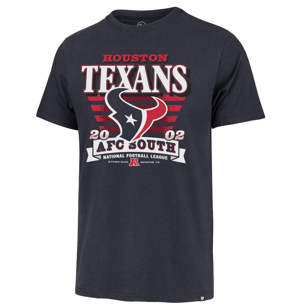 Houston Texans '47 Stripe Splash Franklin T-Shirt Navy | 47 brand