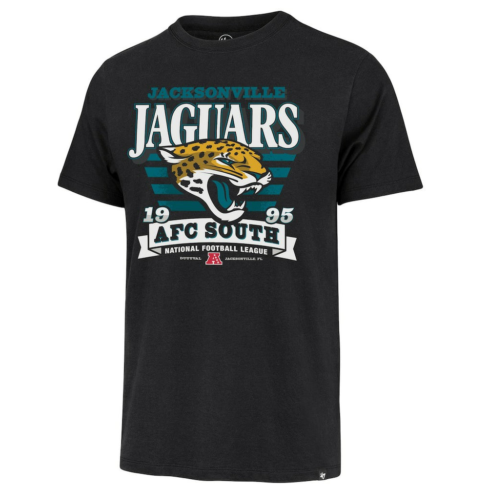 Jacksonville Jaguars '47 Stripe Splash Franklin T-Shirt Black | 47 brand