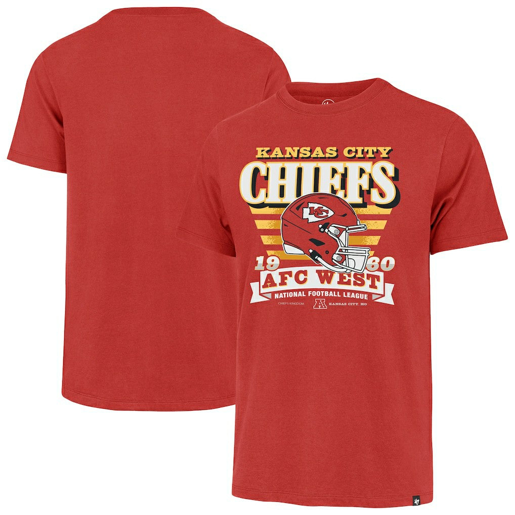 Kansas City Chiefs '47 Stripe Splash Franklin T-Shirt Red | 47 brand
