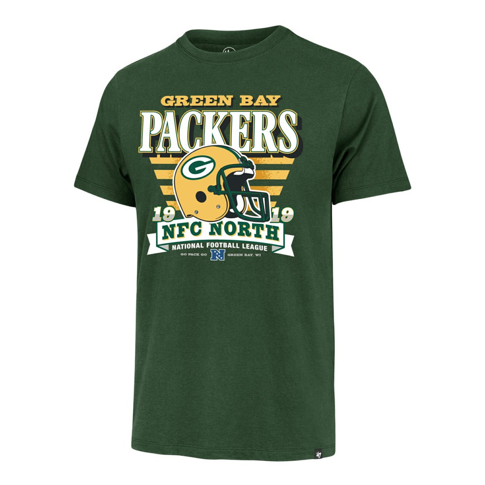 Green Bay Packers '47 Stripe Splash Franklin Throwback T-Shirt Green | 47 brand