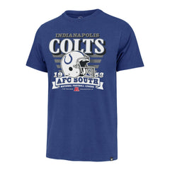Indianapolis Colts '47 Stripe Splash Franklin Throwback T-Shirt Royal | 47 brand
