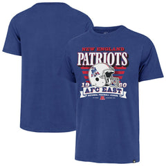 New England Patriots '47 Stripe Splash Franklin Throwback T-Shirt Royal | 47 brand
