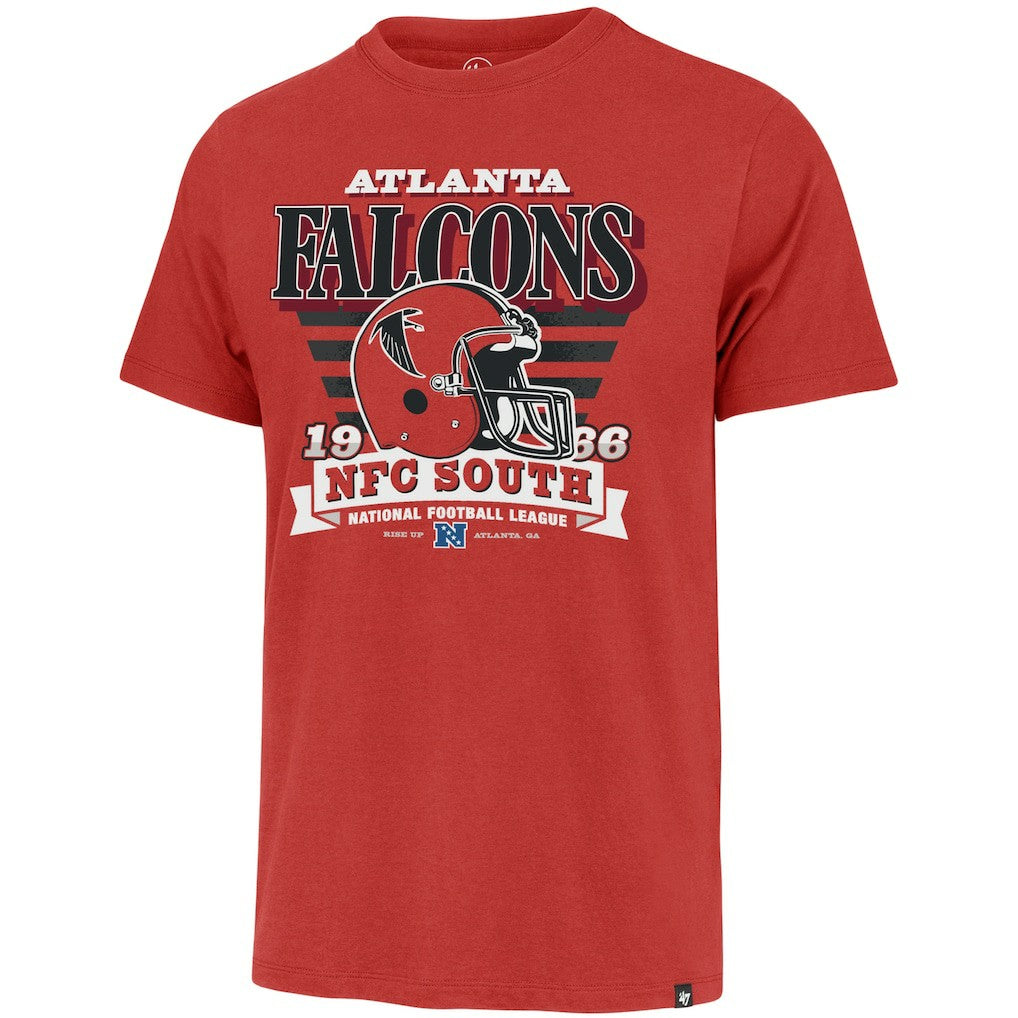Atlanta Falcons '47 Stripe Splash Franklin Throwback T-Shirt Red | 47 brand