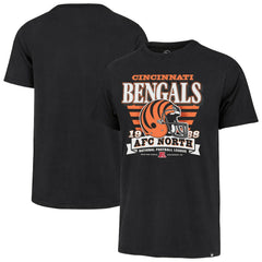 Cincinnati Bengals '47 Stripe Splash Franklin Throwback T-Shirt Black | 47 brand
