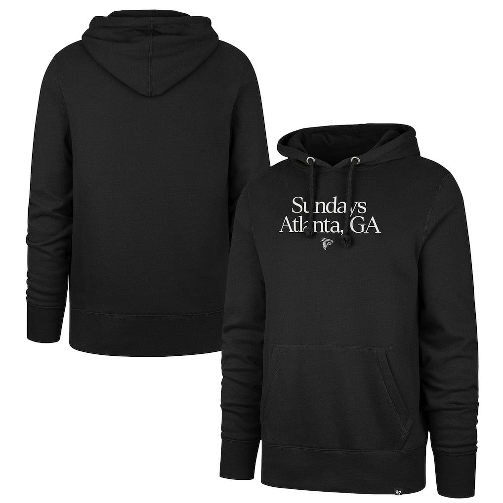 Atlanta Falcons '47 Sundays Regional Headline Hoodie Black | 47 brand