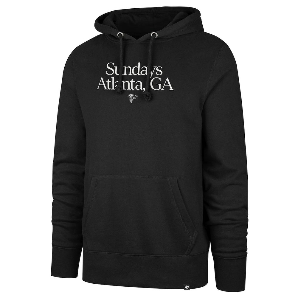 Atlanta Falcons '47 Sundays Regional Headline Hoodie Black | 47 brand