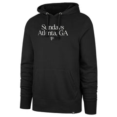 Atlanta Falcons '47 Sundays Regional Headline Hoodie Black | 47 brand