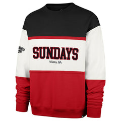 Atlanta Falcons '47 Sundays Breeze By Maximalist Sweatshirt White | 47 brand