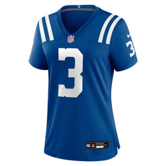 Spencer Shrader Indianapolis Colts Women's Team Game Jersey Royal | Nike for Sale