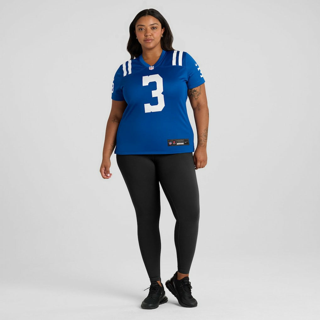 Spencer Shrader Indianapolis Colts Women's Team Game Jersey Royal | Nike for Sale