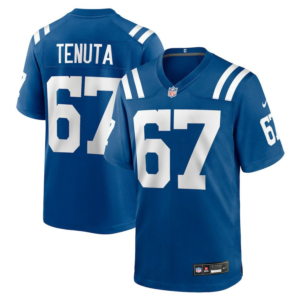 Luke Tenuta Indianapolis Colts Team Game Jersey Royal | Nike for Sale