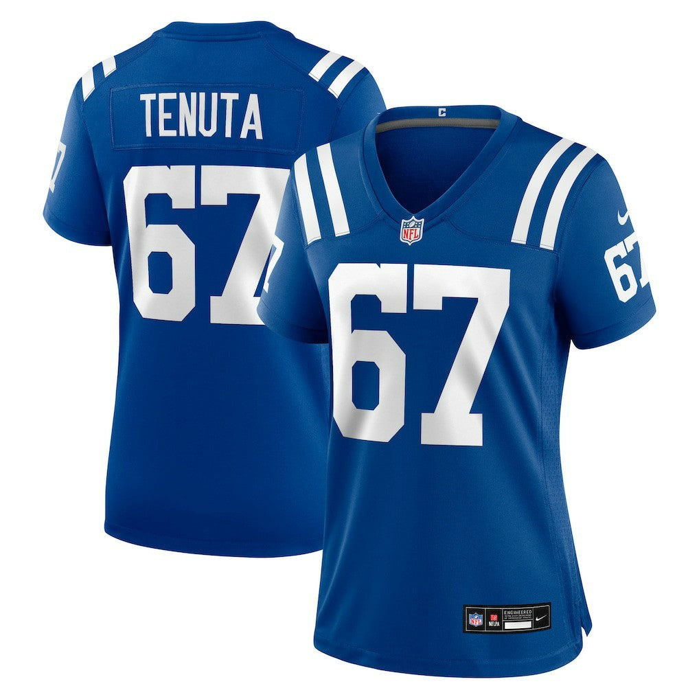 Luke Tenuta Indianapolis Colts Women's Team Game Jersey Royal | Nike for Sale