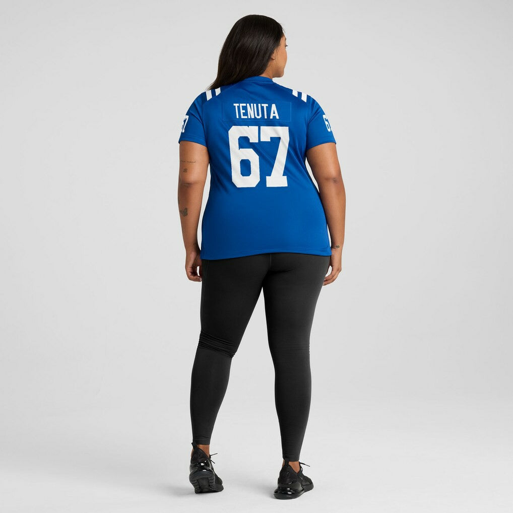 Luke Tenuta Indianapolis Colts Women's Team Game Jersey Royal | Nike for Sale