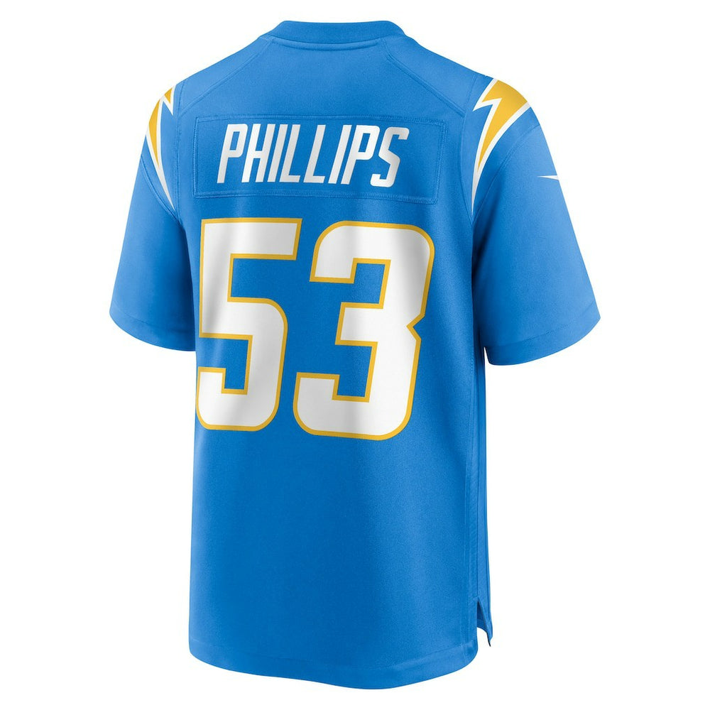 Del'Shawn Phillips Los Angeles Chargers Team Game Jersey Powder Blue | Nike for Sale