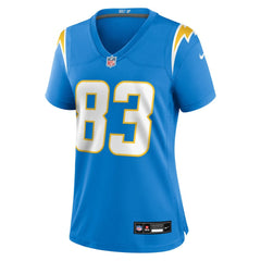 Tyler Conklin Los Angeles Chargers Women's Team Game Jersey Powder Blue | Nike for Sale
