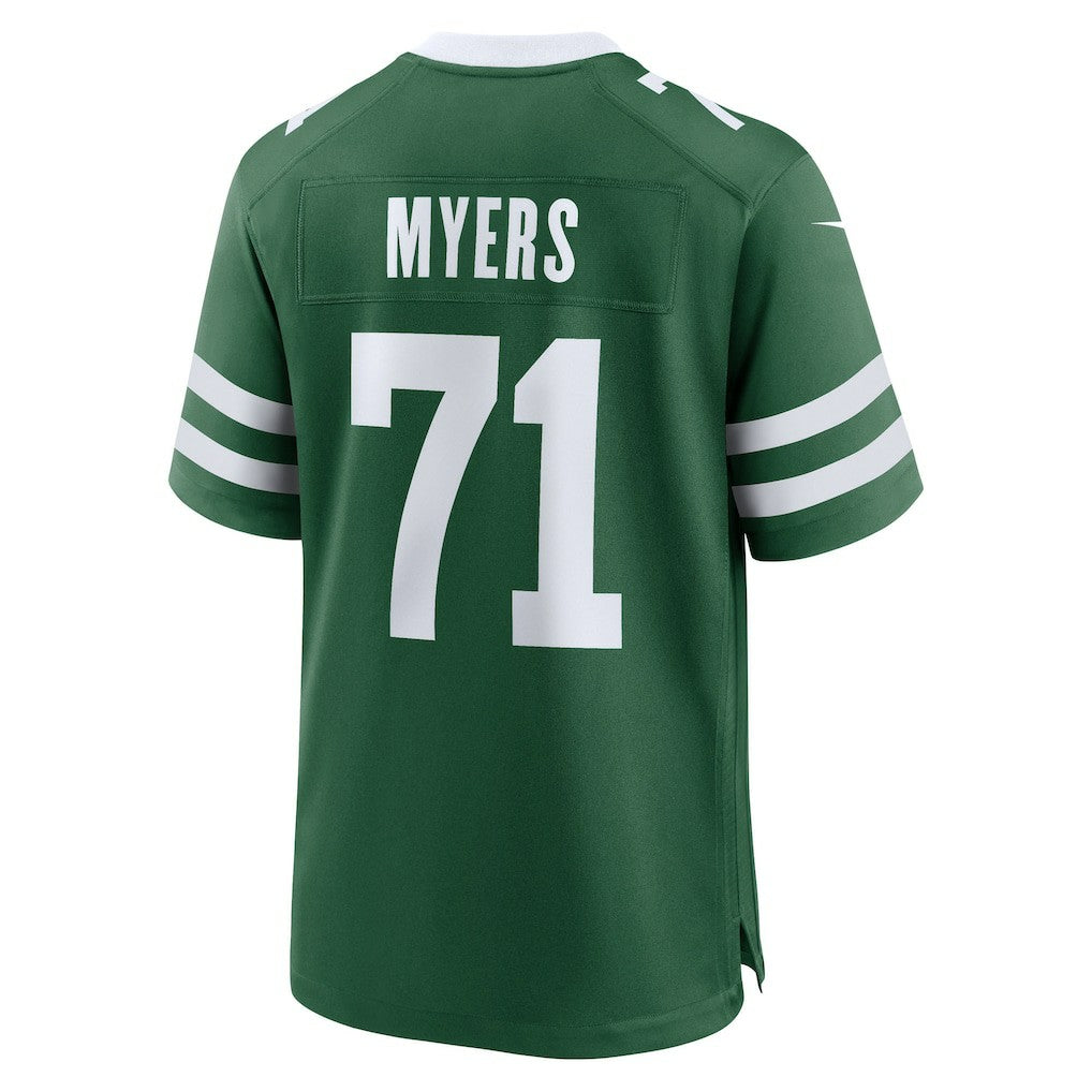 Josh Myers New York Jets Team Game Jersey Legacy Green | Nike for Sale