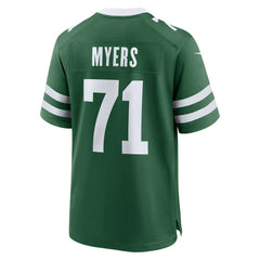 Josh Myers New York Jets Team Game Jersey Legacy Green | Nike for Sale